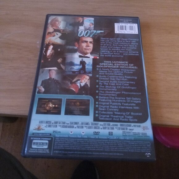 B2G2 James Bond 007: Goldfinger DVD - Picture 2 of 2